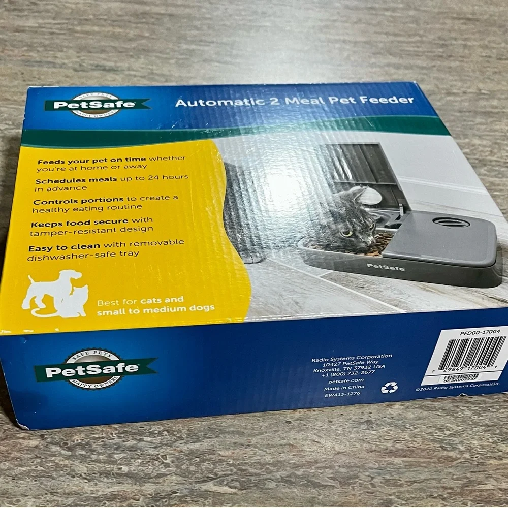 NIB Petsafe Automatic 2 meal pet feeder